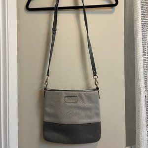 Kate Spade Color Block Gray (Grey) Cross Body Bag - Great Condition